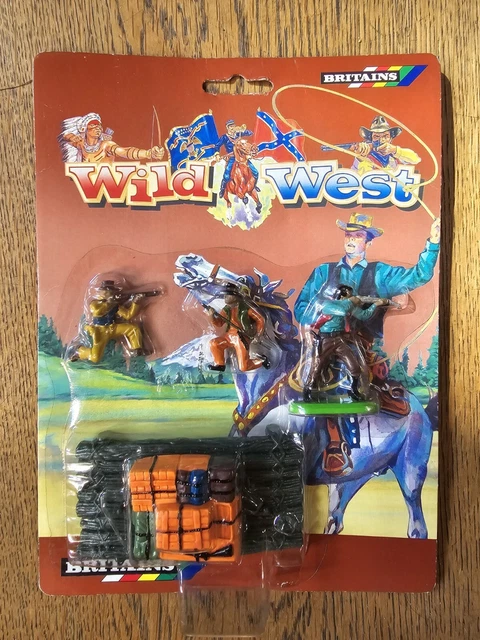VINTAGE BRITAINS DEETAIL Wild West Cowboy Raft - Carded Set £14.50 ...