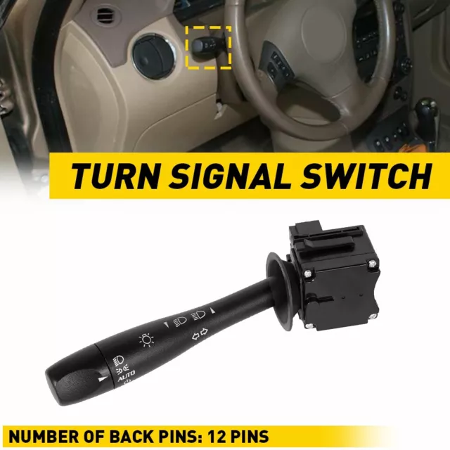 New Turn Signal Headlight Dimmer Switch For HHR Chevrolet Equinox Cobalt D6254E