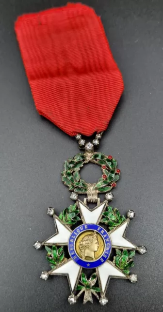 Légion d'Honneur de luxe avec brillants époque 4ème République