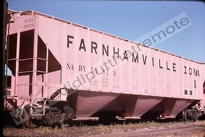 Original Slide Farnhamville NAHX 55373 Covered Hopper Proviso ILL 10-74