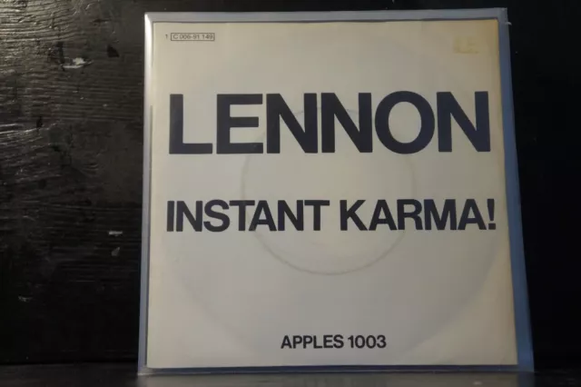 John Lennon/Yoko Ono - Instant Karma! / Who Has Seen The Wind?   (7")
