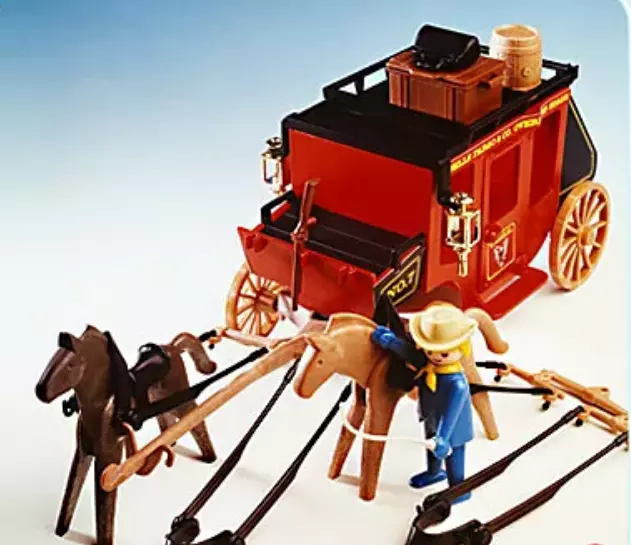 Playmobil -- Pièce de rechange -- Diligence -- 3245A & 3245B--