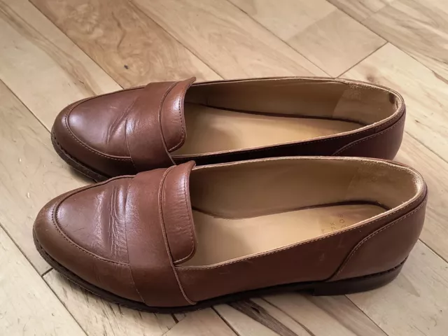 LES SOULIERS SEZANE Ladies Slip On Penny Loafers all Leather Brown UK 6 EU 39 69.97 PicClick UK