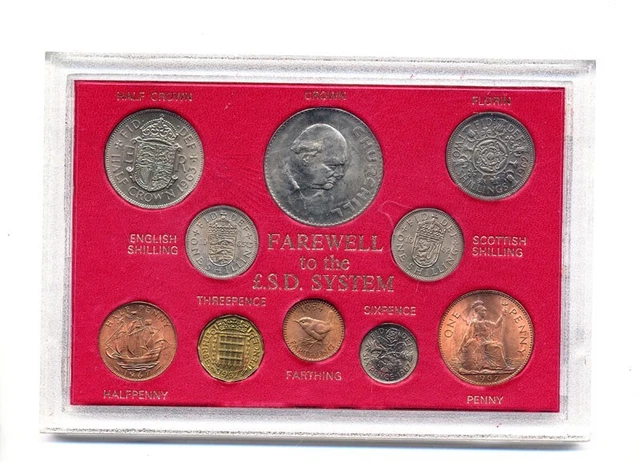 Great Britain Farewell to the LSD System 10 Coin Set