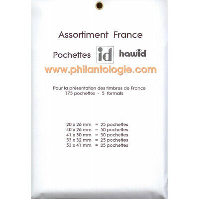HAWID 25 BANDES 26mm TIMBRES POCHETTES NOIR BLACK STRIPS PROTECTION PHILATÉLIE 
