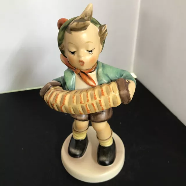 Vintage Goebel Hummel Figurine "Accordian Boy" # 185 - West Germany - 5.5"