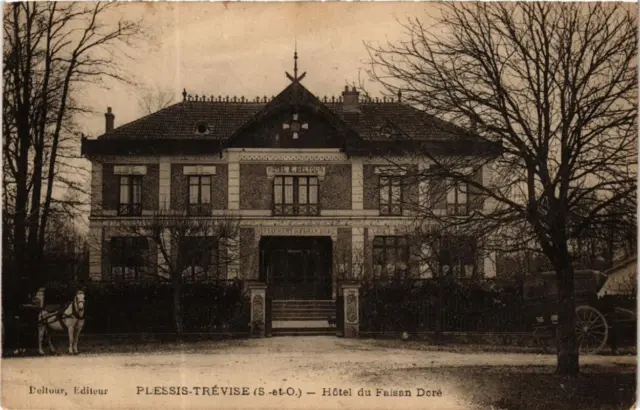CPA PLESSIS-TREVISE Hotel du Faisan Dore (600343)