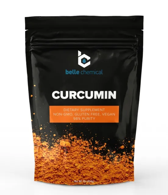 98% Pure Curcumine Poudre (98% Curcuminoïdes) (0.5kg)