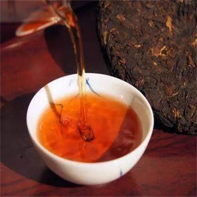 357g 2017 Menghai Scent of Time Ripe Puer Tea Golden Bud Shu Puerh Tea