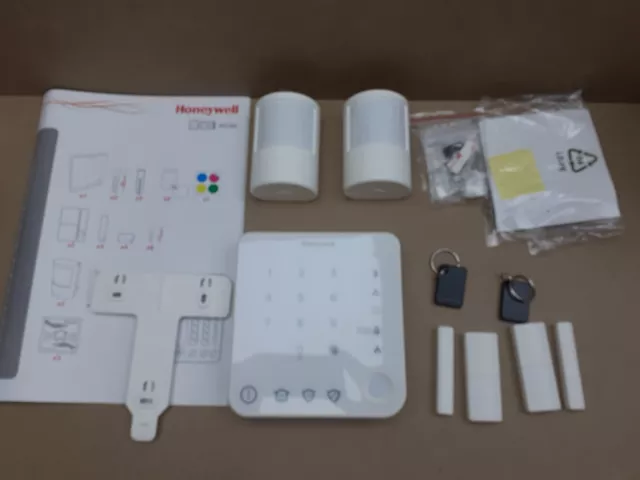 Honeywell Home Security Funk-Alarmanlagen Starter-Set, weiß, HS330S, I07186