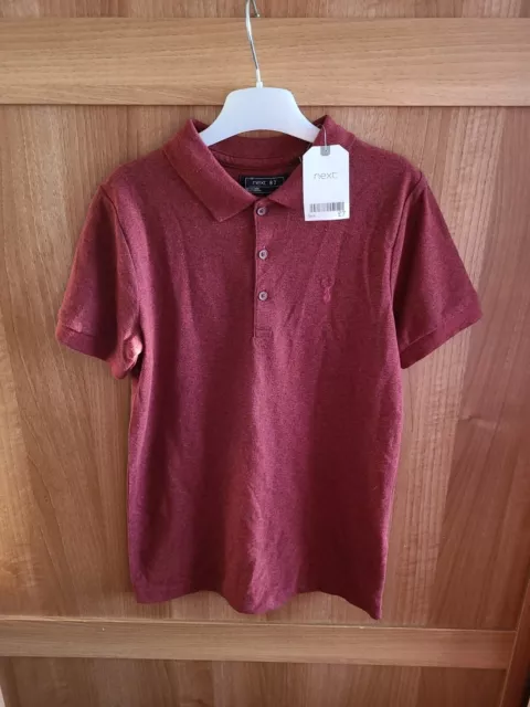 Next Boys Age 9 Years Polo Shirt New With Tags