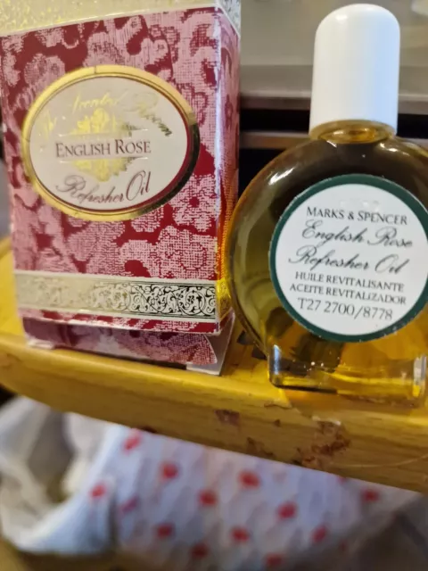 St Michael Collection English ROSE Refresher Oil 10 ml Discontinued M&S