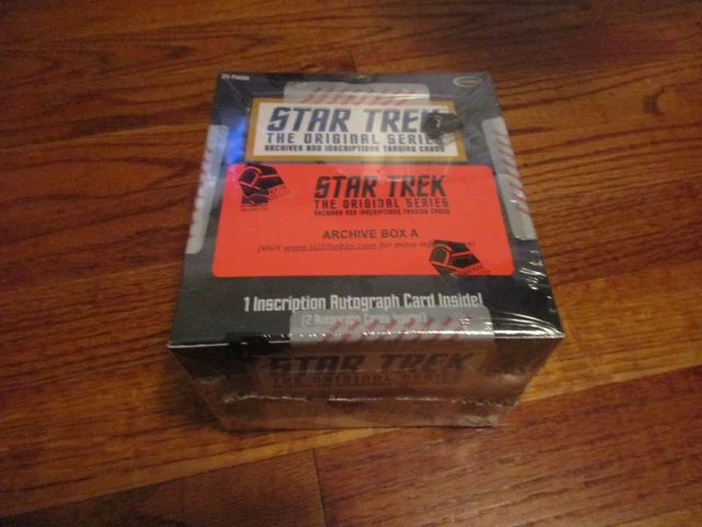 Star Trek The Original Series Archives and Inscriptions SEALED ARCHIVE BOX - TOS