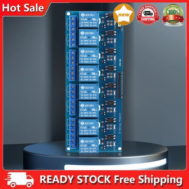 5V 12V 24V Power Relay Module with Optocoupler Isolation Electronic Components