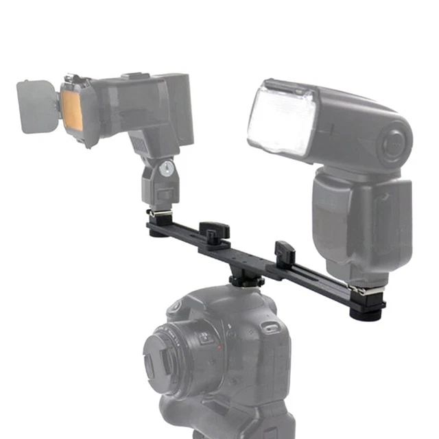 Adaptateur de Sabot de Flash pour Appareil Photo avec Trou de Filetage 1/4 avec Adaptateur Vis