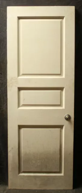 3 avail 28"x79"x1.75" Vintage Antique Old SOLID Wood Wooden Closet Door 3 Panels