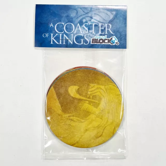 Nerd Bloc Game De Thrones Dessous A Coaster De Kings 4x sous-Bocks Neuf