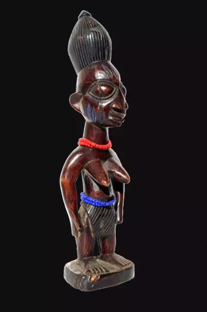 Grande Statuette Jumeaux Ibeji Igbomina - 35 cm - Art africain