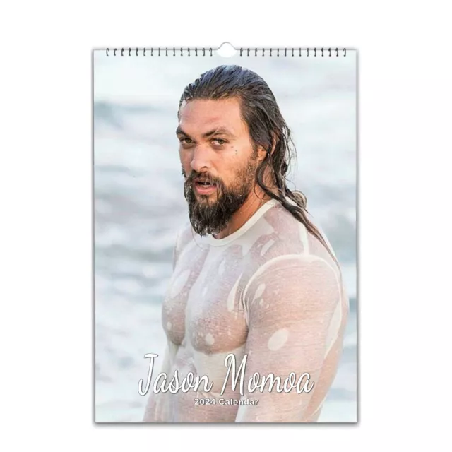 JASON MOMOA PINUPS 2025/25 Wall Calendar Personalised Choose start