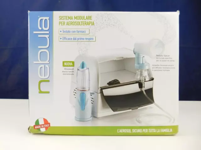 Nebula spacer 401123 Air Liquide Medical inalatore nebulizzatore bianco
