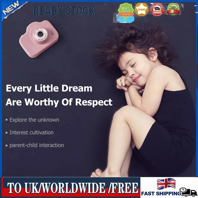 2 Inch HD IPS Screen Photo Camera USB Charging Kids Digital Camera with 32G Card