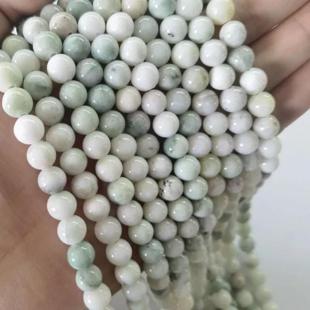 Natural Gemstone Round Spacer Loose Bead 6mm Stones 15“