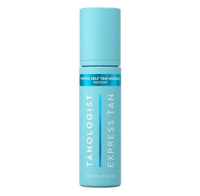 Tanologist Tinted Self-Tanning Mousse Medium Express Fake False Tan 200ml NEW
