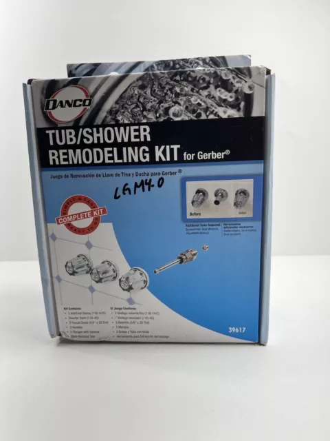 DANCO Bathtub and Shower 3-Handle Remodel/Rebuild Trim Kit for Gerber Faucets |