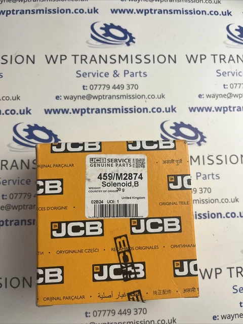 Solenoid Valve Assembly 459/M2874 25/220804 For JCB Backhoe Loader 3cx 4cx