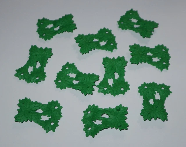 PLAYMOBIL (I260) - Fila Di Cespugli Verdi, Vegetazione Usata - Foto 3