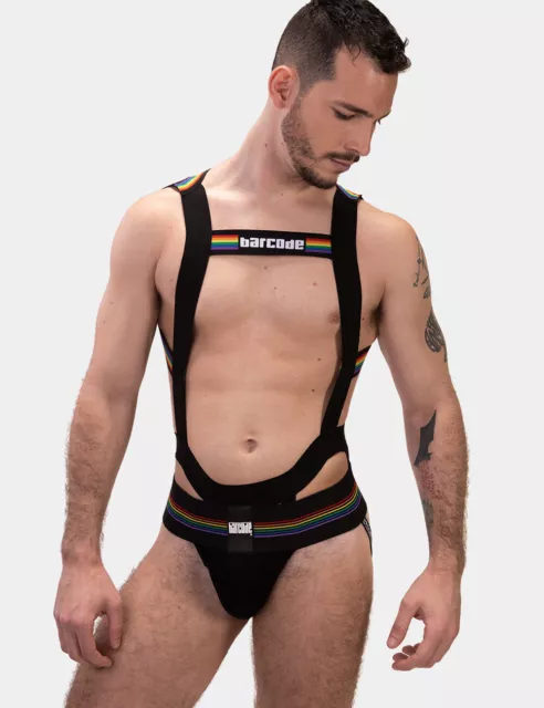 BARCODE BERLIN - Body Harnesse Pride BLACK S/M L/XL Men's 92076/100 Gay  Sexy $73.79 - PicClick AU