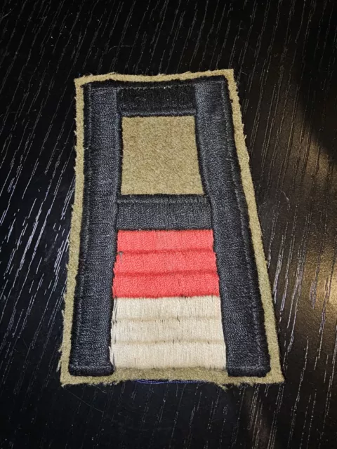 WWI US Army Artillery French Made Cornrow Stitched Wool Patch L@@K!!!