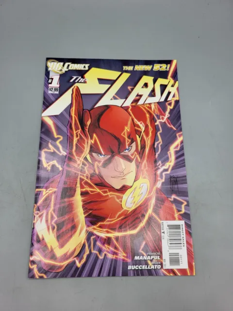 The Flash Volume 4 #1 November 2011 Variant Cover Illustrated DC Comic Book