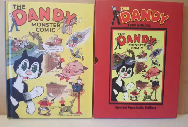 The Dandy Monster Comic No: 1 1939 Hardback Annual. 2006 Facsimile Mint Copy.
