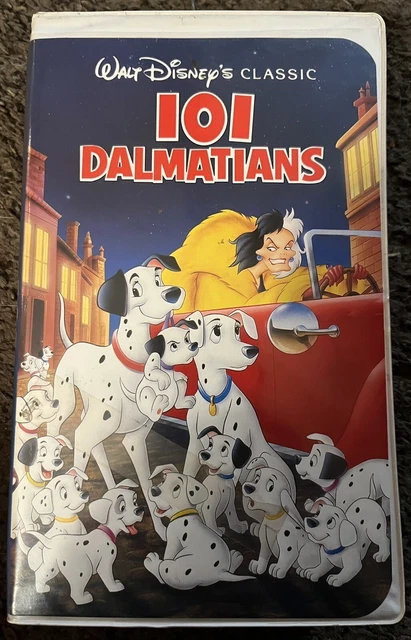 WALT DISNEY’S 101 Dalmatians VHS “Black Diamond “ Rare Edition #1263 ...