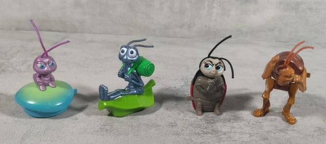 Vintage 1998 A Bugs Life McDonalds Disney Happy Meal Collectible Toys Figures