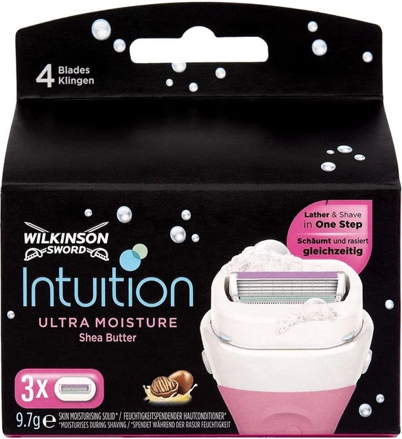 Wilkinson Sword Intuition 2in1 Ultra Feuchtigkeit 3er Pack Neu