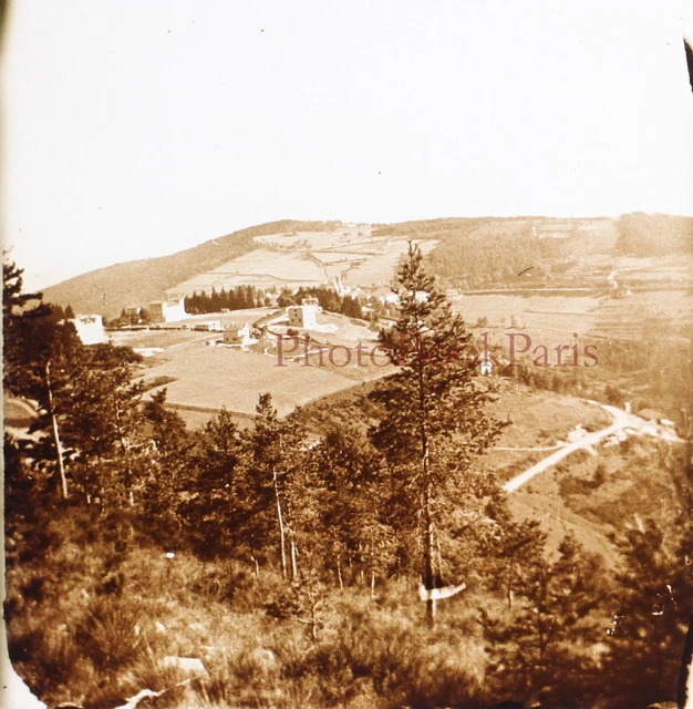 Vintage Landscape c1930 Photo Glass Plate V28L23n9