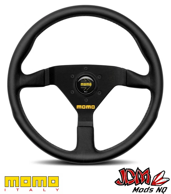 MOMO - RCE35BK1B - MOMO Race 350 Steering Wheel Leather / Airleather | Steering Wheels | Laukkanen Motorsport English