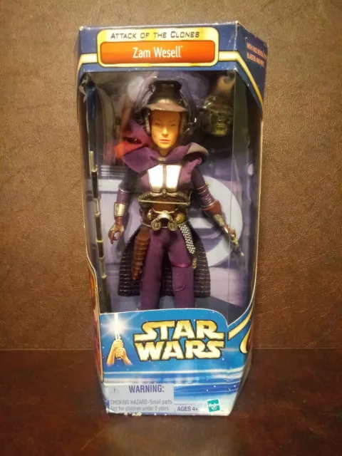 Star Wars Attack Of The Clones Zam Wesell Action Figure