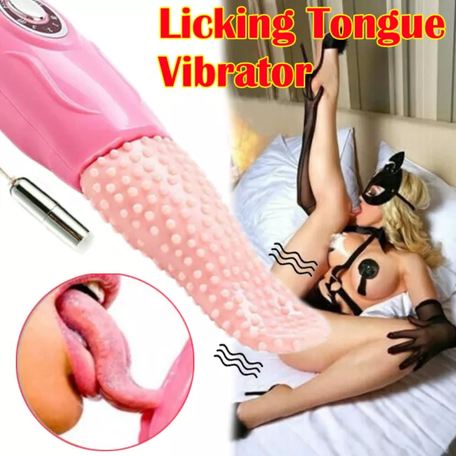 Bullet-Tongue-Oral-Vibrator-Clit-Stimulator-Nipple-Massager-Women-Sex-love-Toy