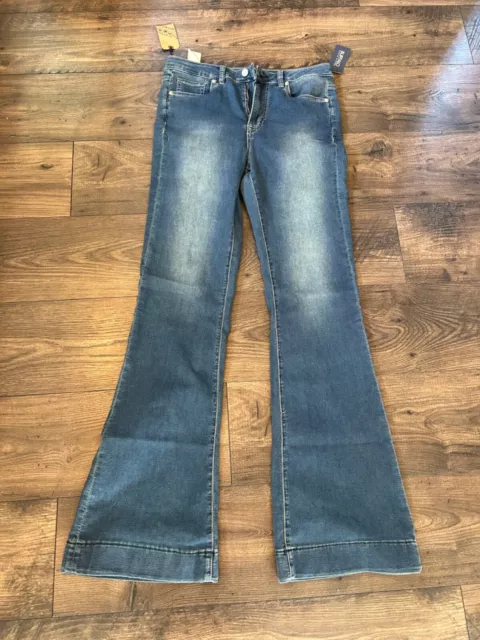 Buffalo David Bitton Jeans Womens 29 High Rise Flare Joplin Stretch NWT