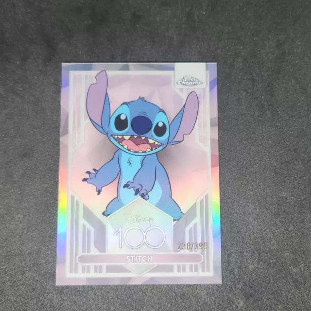 2023 Topps Chrome Disney 100 Stitch #18 Pink Refractor /399