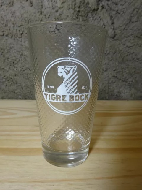 Verre Tigre Bock 25Cl Nouveau Modele + 2 Sous Bocks Offerts