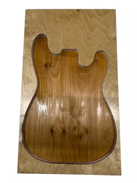 Red alder  2 Piece Glued  Electric/Bass Guitar body blank 21"x14"x1-7/8" #235