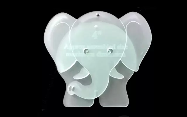 A Fun Elephant Sewing/Craft Template From 3"