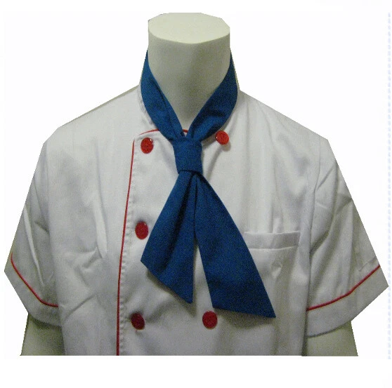 Pre-Knot Blue chef necktie, kitchen chef necktie, Neckerchief, chef neckerchief 3