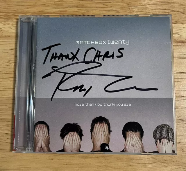 Rob Thomas Signed Autographed Matchbox Twenty More Than You Think You Are Cd