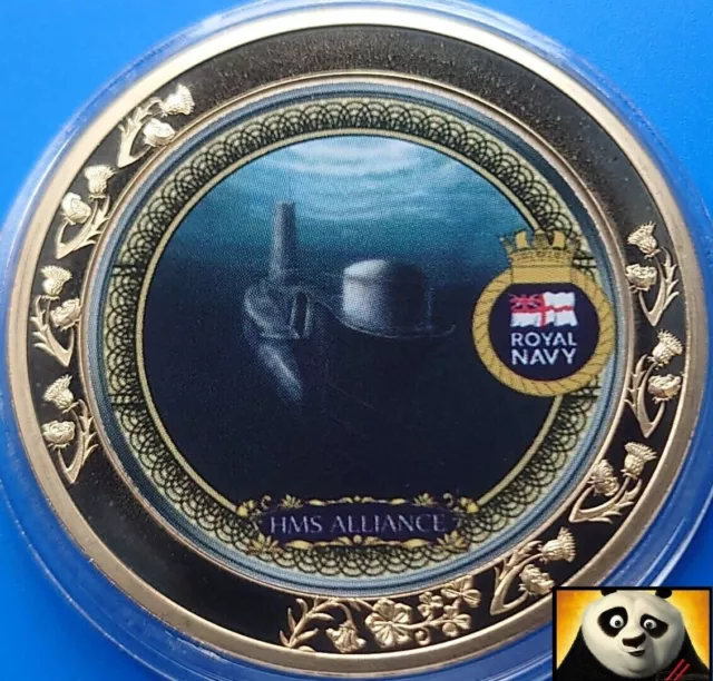 2020 Ships of the Royal Navy HMS ALLIANCE 40mm Commemorative Coin Medal