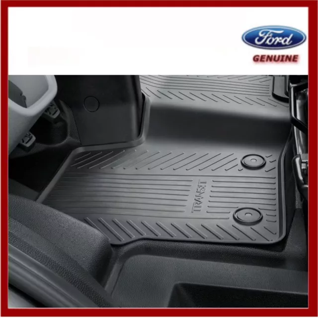 Genuine Ford Transit Custom 2012 Onwards Front Rubber Floor Mats. New! 2047030